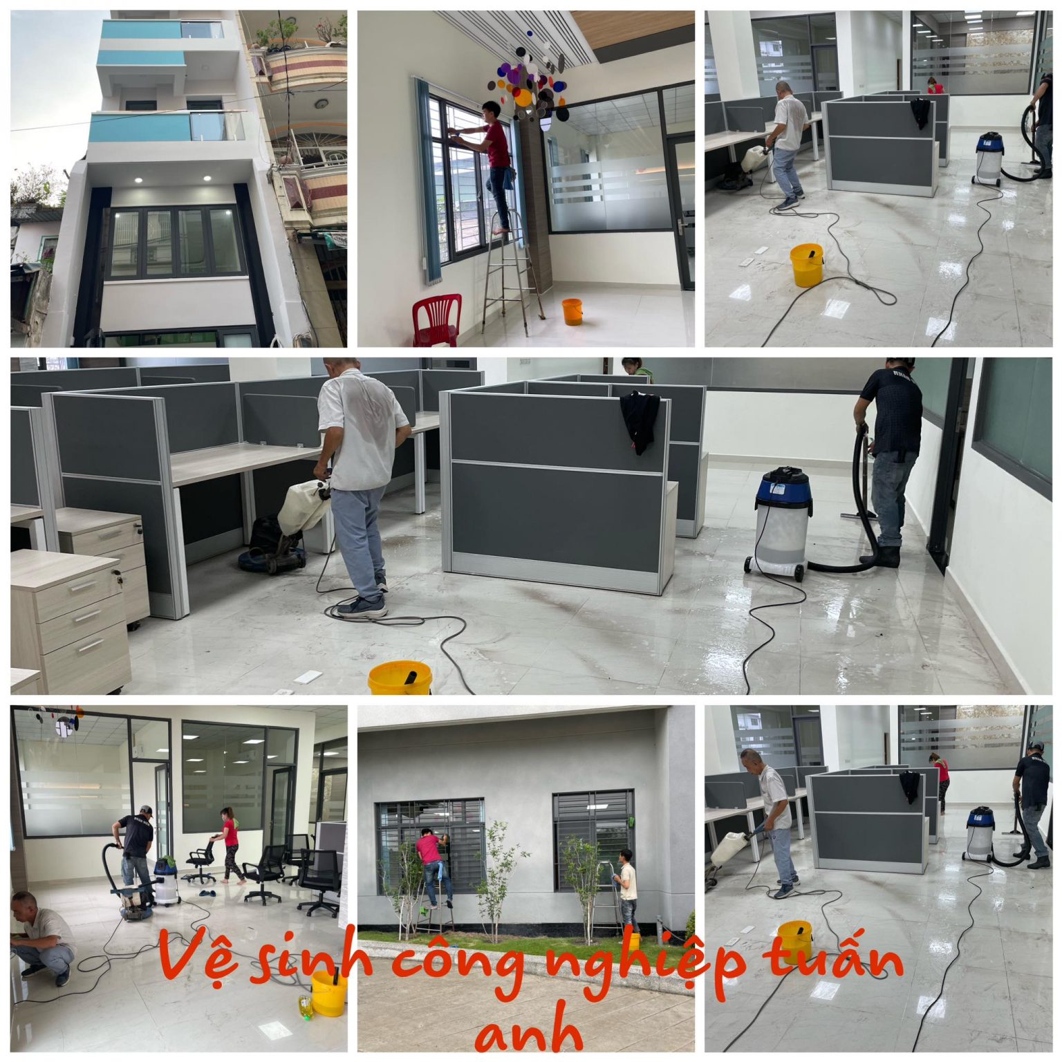 Đội ngũ nhận làm vệ sinh công nghiệp tại Quận 12 chuyên nghiệp